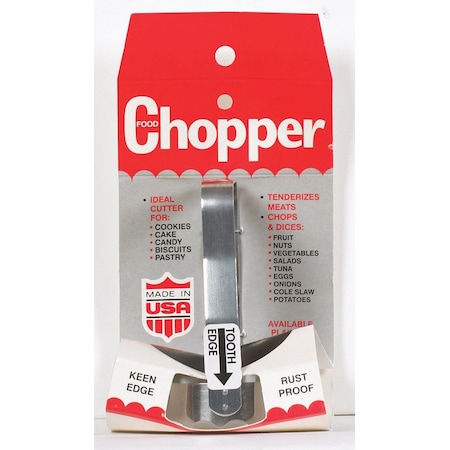 Harolds Kitchen Harold's Kitchen 3 oz Silver Stainless Steel Food Chopper TE-60